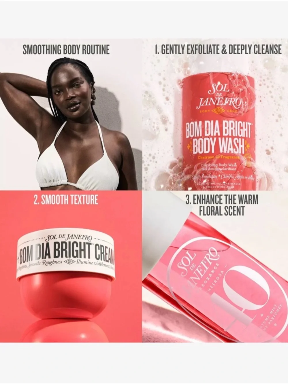 Sol de Janeiro Bom Dia Bright Cream — Coral Pink Daily Moisturizer - Picture 7 of 11